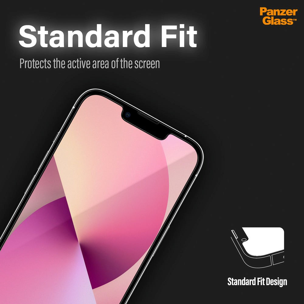iPhone 13 Mini PanzerGlass AntiBacterial Standard Fit Skærmbeskyttelse - Gennemsigtig