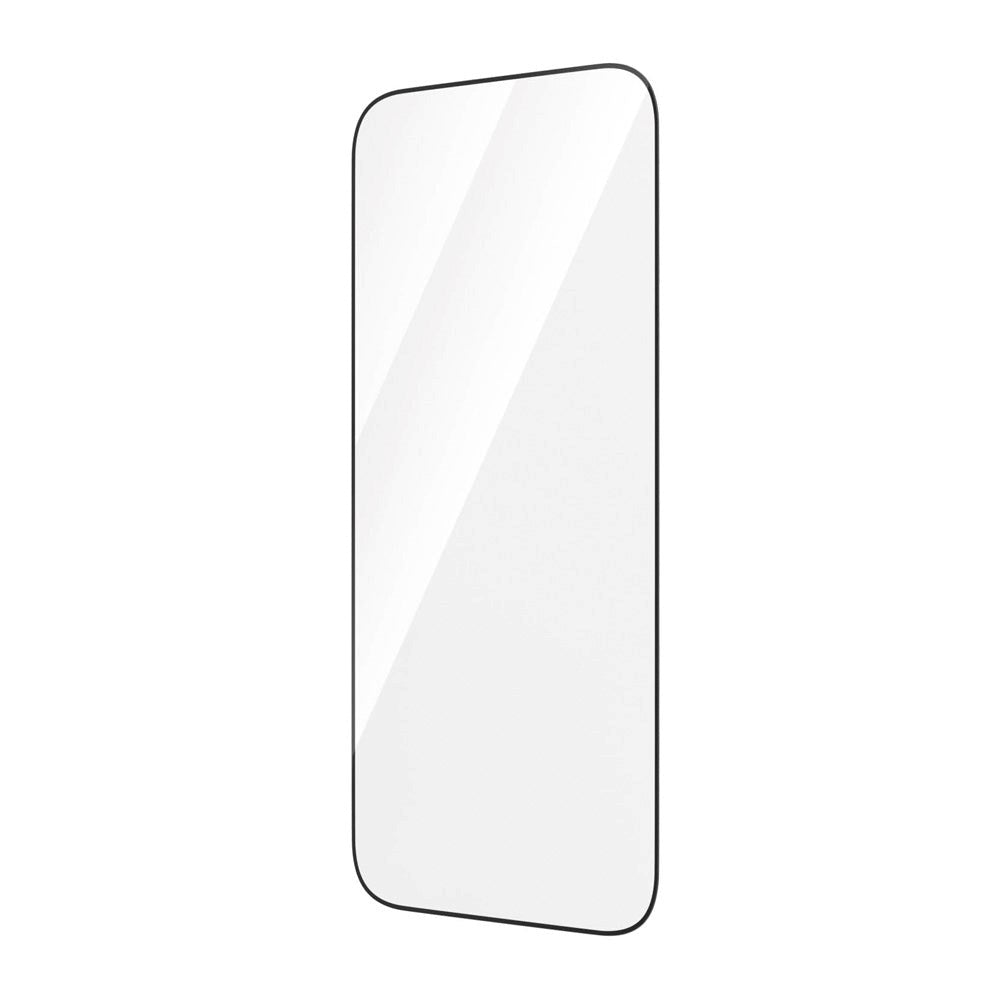 iPhone 14 Pro PanzerGlass AntiBacterial Ultra Wide Fit Skærmbeskyttelse m. EasyAligner - Diamond Strength - Gennemsigtig / Sort