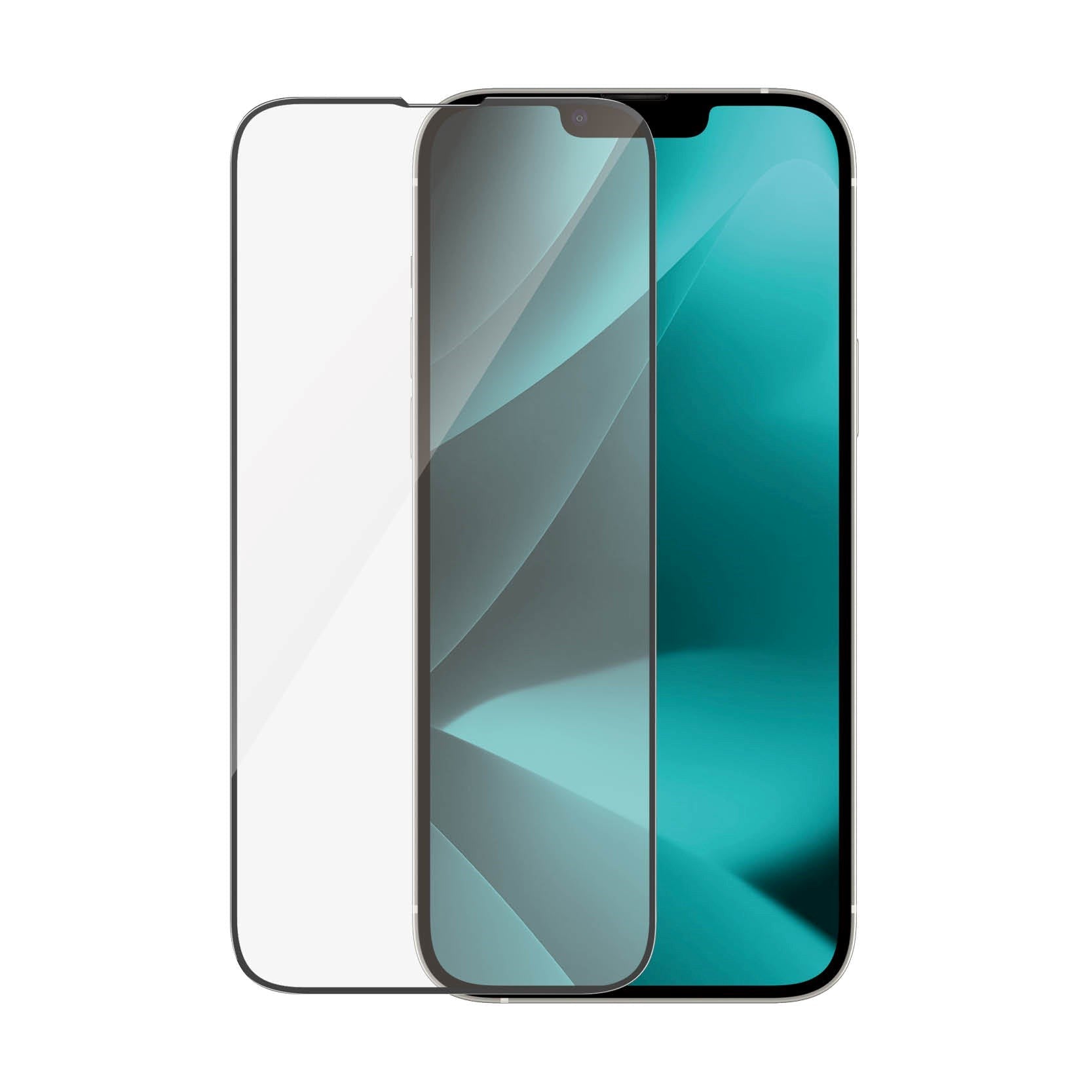 iPhone 14 Plus / 13 Pro Max PanzerGlass AntiBacterial Ultra-Wide Fit Skærmbeskyttelse - EasyAligner - Diamond Strength - Gennemsigtig