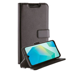 Samsung Galaxy A16 - Vivanco Classic Wallet Flip Cover m. Pung - Sort