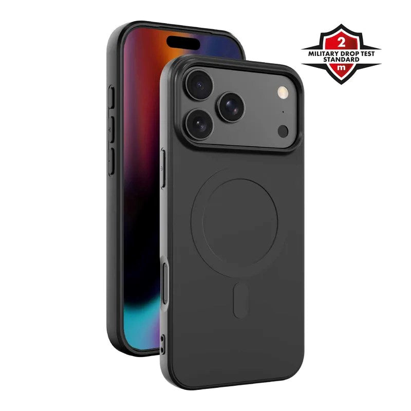 iPhone 18 Pro / 17 Pro X2O Mag Color Cover - MagSafe Kompatibel - Sort