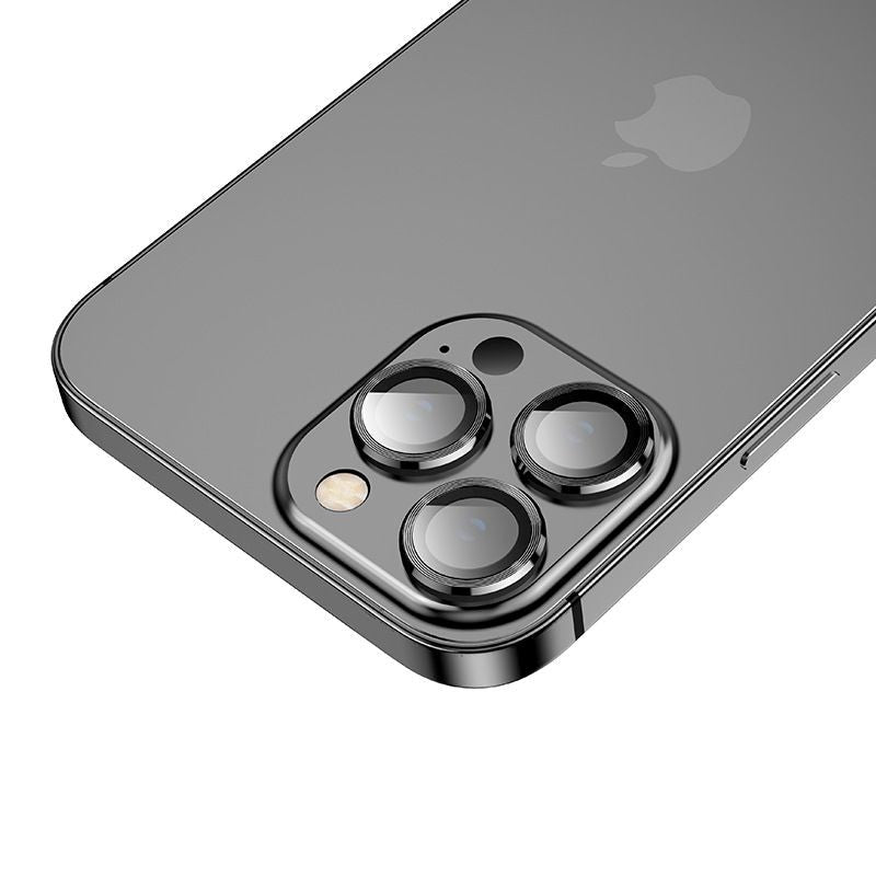 iPhone 13 Pro / 13 Pro Max HOFI Camring Pro Plus - Kameralinse Glas - Sort Kant