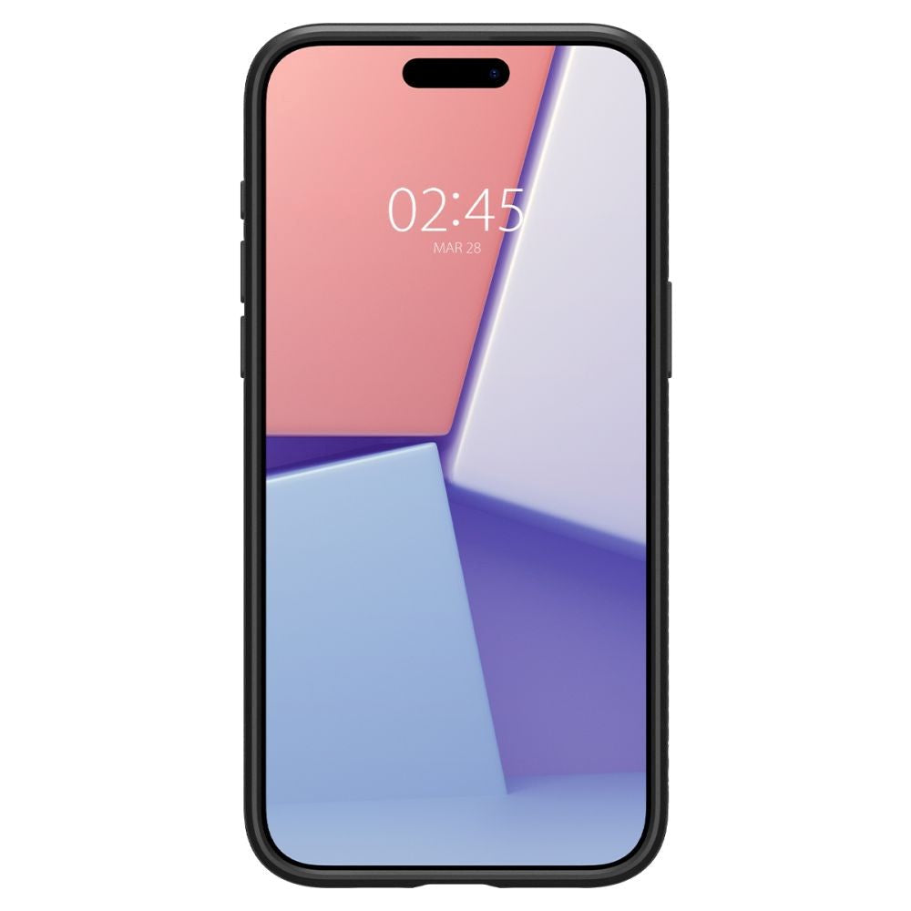 iPhone 15 Pro Max Spigen Liquid Air Cover - Sort