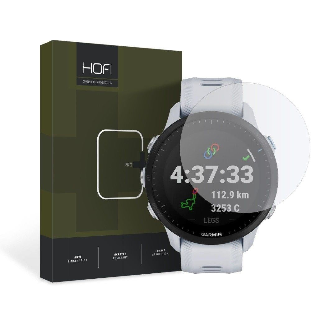 Garmin Forerunner 955 / 955 Solar Hofi Glass Pro+ Skærmbeskyttelse - Gennemsigtig