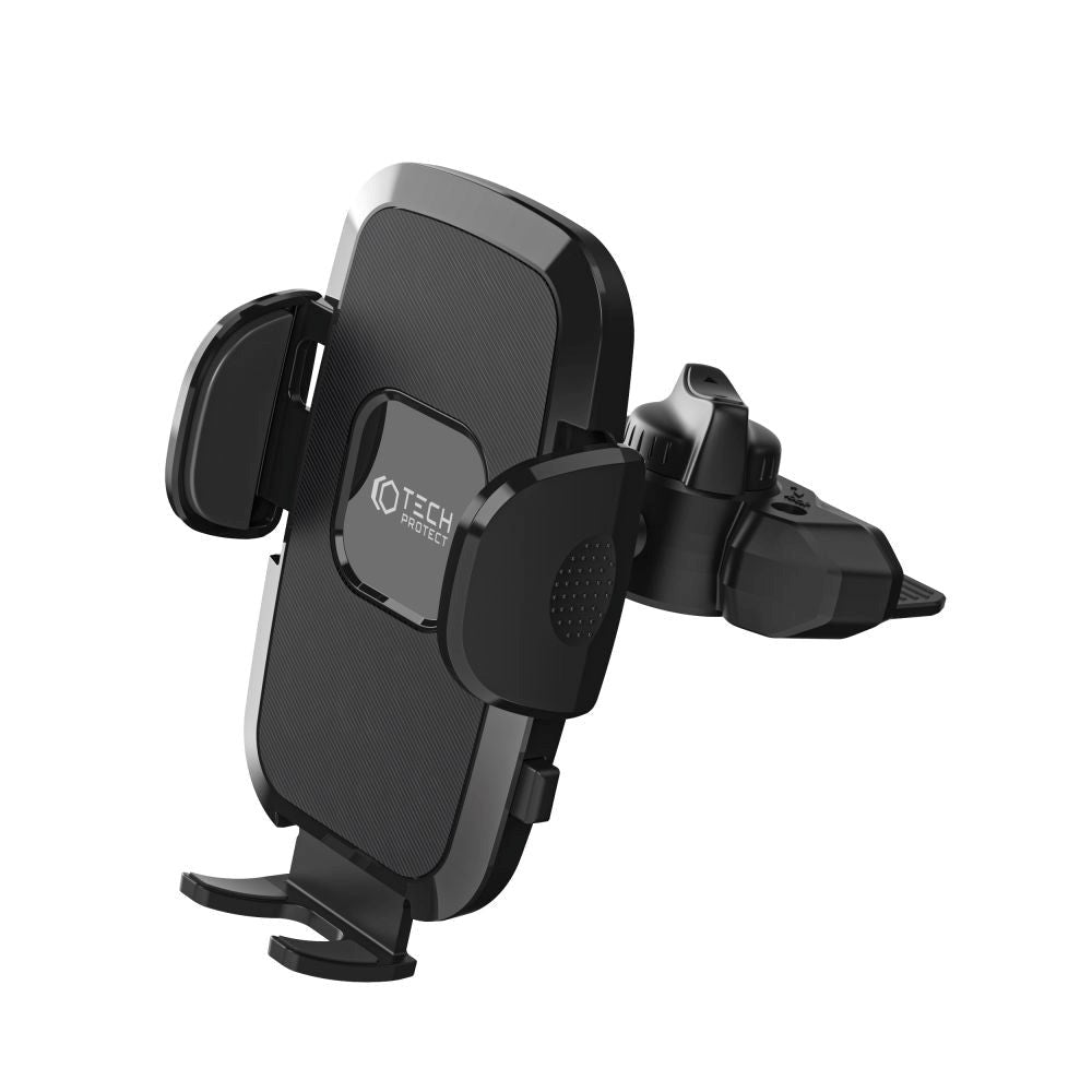 Tech-Protect Universal Mobilholder Til CD-slot - Max Mobil: 55 x 95mm - Sort