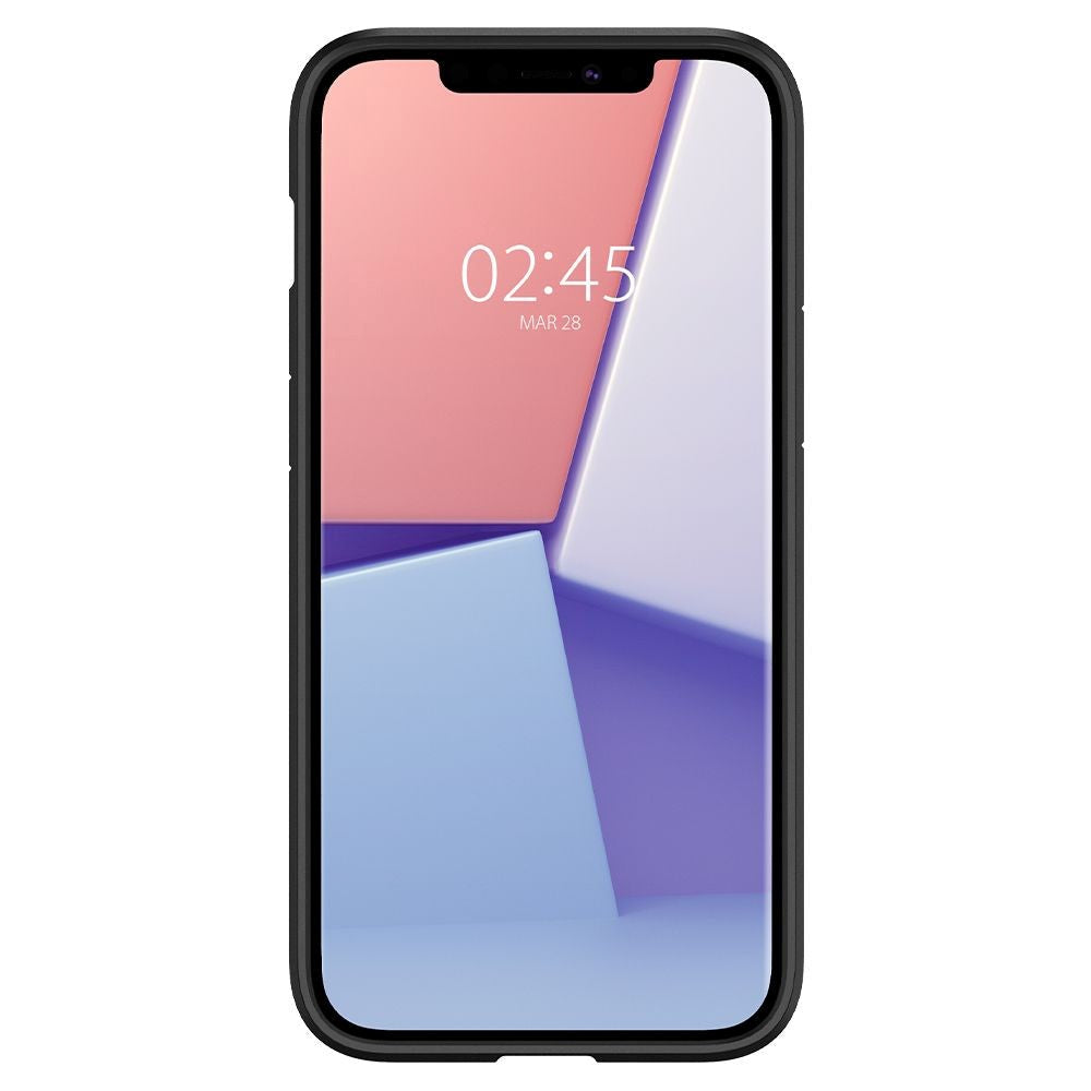 iPhone 12 / 12 Pro Spigen Ultra Hybrid Cover - Gennemsigtig / Sort