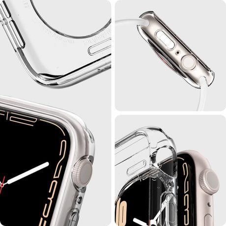 Apple Watch (44-45mm) Spigen Liquid Crystal Cover - Gennemsigtig