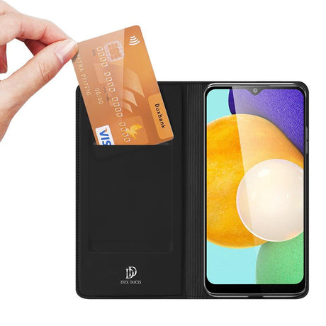 Samsung Galaxy A03s DUX DUCIS Skin Pro Series Thin Wallet - Sort