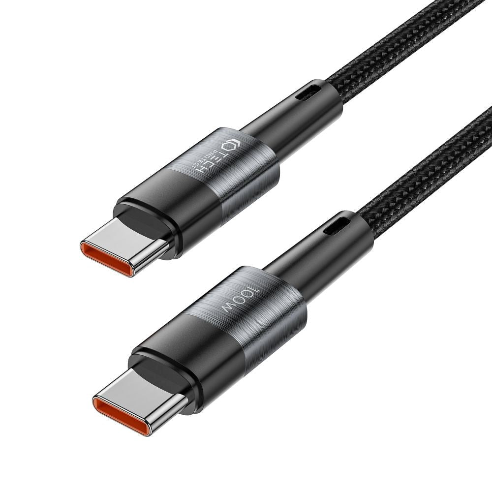 Tech-Protect Ultraboost PD 100W/5A USB-C til USB-C Kabel 25cm - Sort