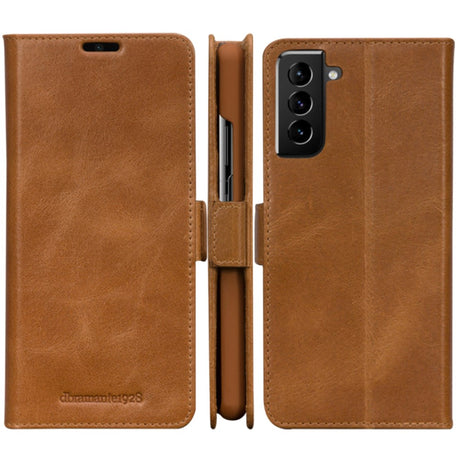 Samsung Galaxy S21+ (Plus) dbramante1928 Copenhagen Slim Læder Cover m. Pung - Tan
