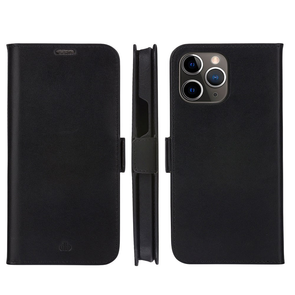 iPhone 13 Pro Max dbramante1928 Lynge Ægte Læder Magnet Cover - Black