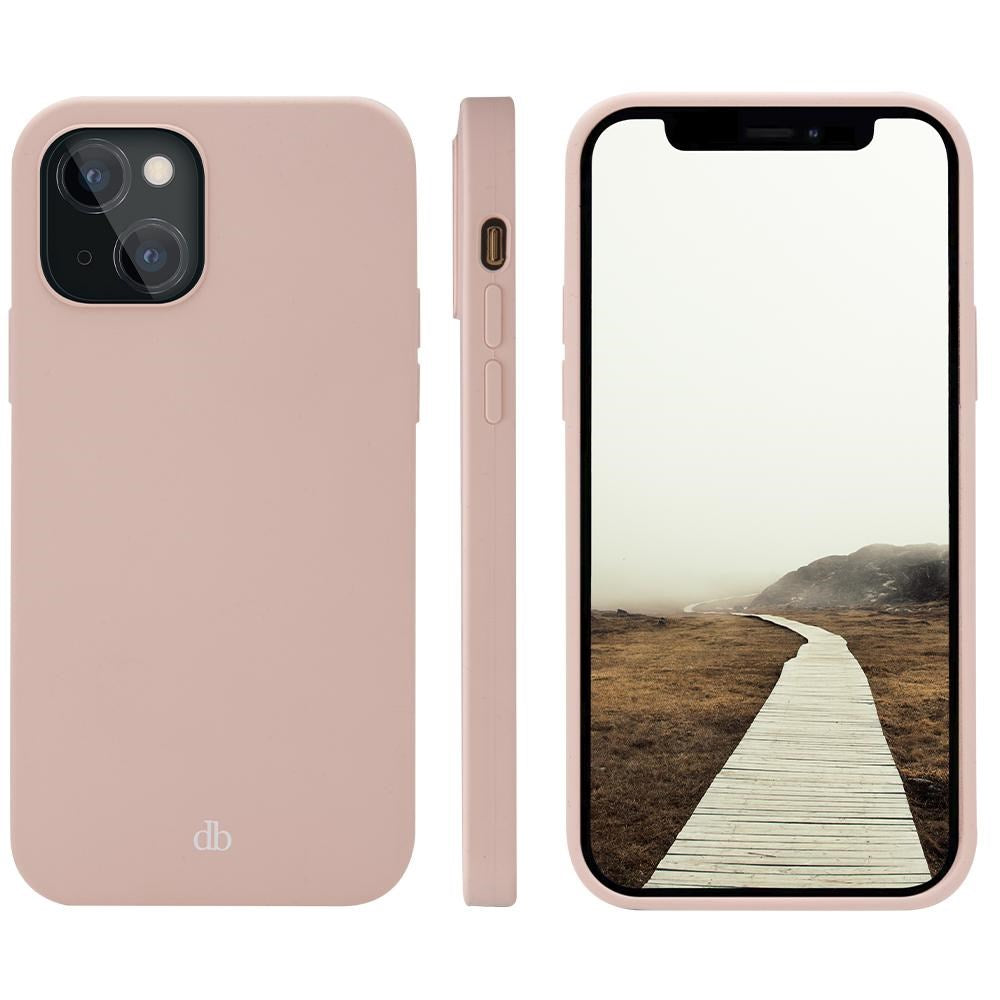 dbramante1928 iPhone 13 Mini Monaco Cover - 100% Genbrugsplast - MagSafe Kompatibel - Pink Sand