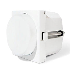 Light Solutions - ZigBee Dreje Lysdæmper til LK FUGA Kontakt - 250W - Hvid