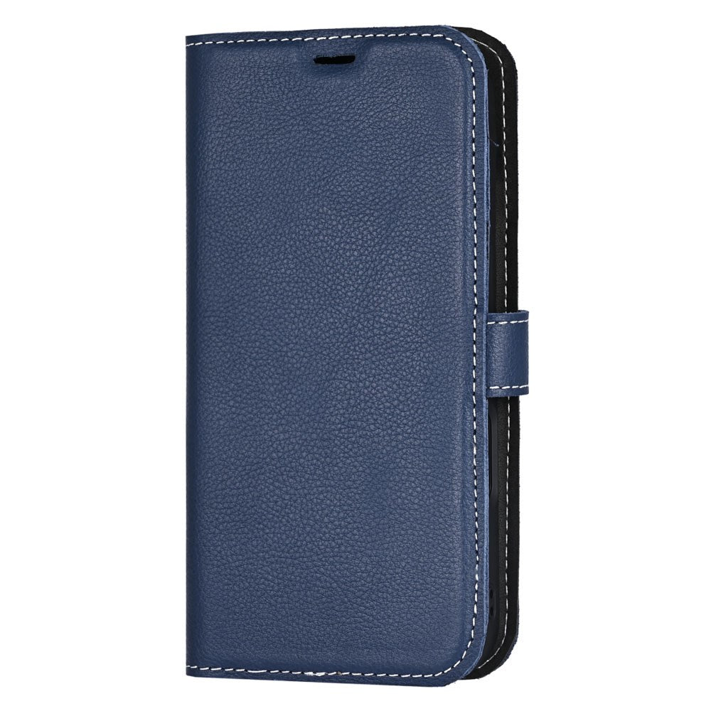 iPhone 16 Essentials 2-i-1 Læder Flip Cover - MagSafe Kompatibel - Blå