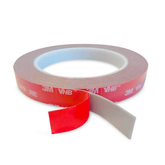 Light Solutions - 3M VHB Dobbeltklæbende Tape - 14mm Bredt - 5m - Gennemsigtig