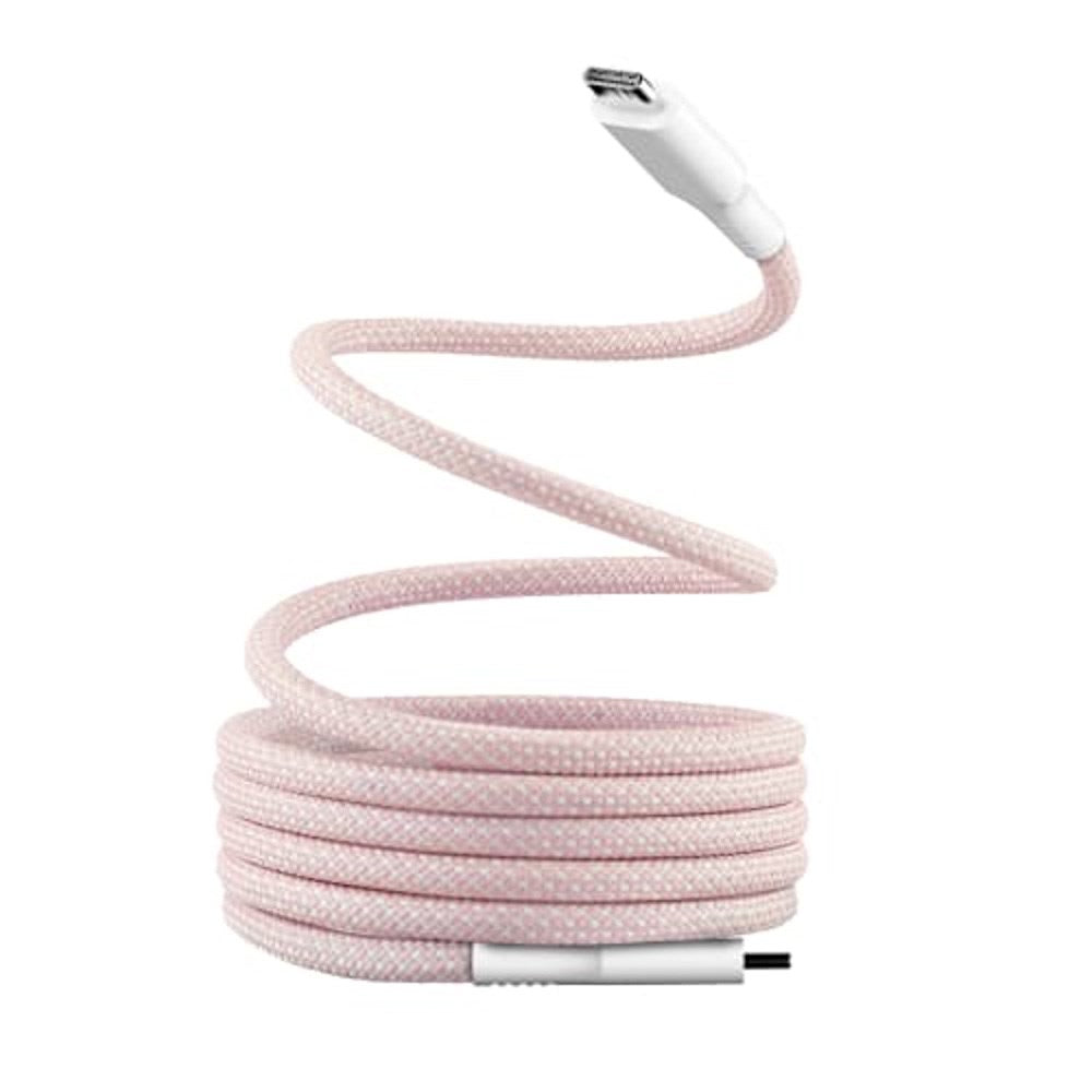 T'NB Magnetisk USB-C til USB-C Kabel - 1.5m / 60W - Lyserød