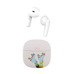 T'NB ORIGIN Trådløse In-Ear Høretelefoner m. Opladningsetui - Rulleskøjter Design