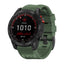 Universal Garmin 26mm QuickFit Tech-Protect Icon Band Silikone Rem - Mørkegrøn