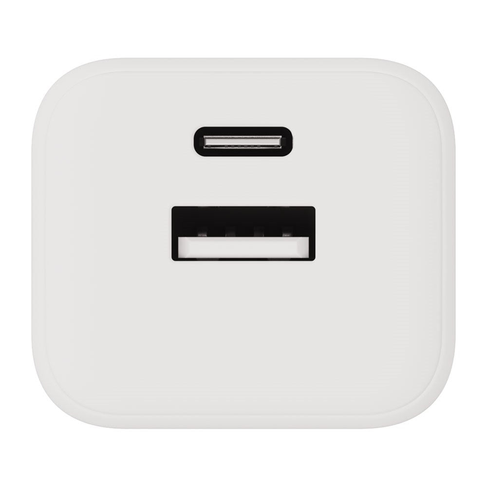 X2O 35W Vægoplader m. 1x USB-A / 1x USB-C / 1x USB-C Kabel - 1.2m - Hvid