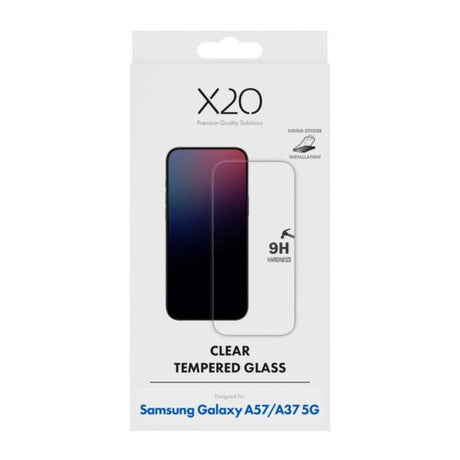 Samsung Galaxy A37 / A57 X2O 9H Hærdet Skærmbeskyttelsesglas - Gennemsigtig