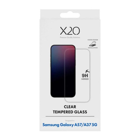 Samsung Galaxy A37 / A57 X2O 9H Hærdet Skærmbeskyttelsesglas - Gennemsigtig