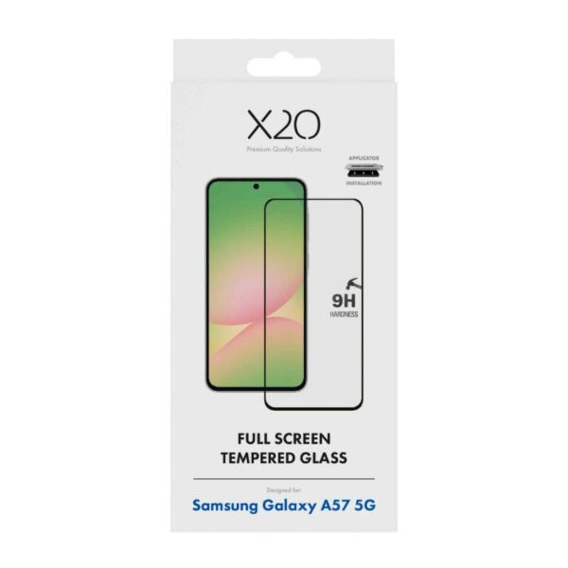 Samsung Galaxy A57 X2O 9H Full Fit Hærdet Skærmbeskyttelsesglas - Gennemsigtig