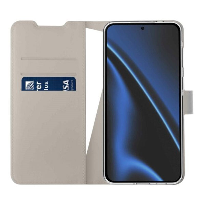 Samsung Galaxy A57 X2O Classic Wallet Flip Cover - Beige