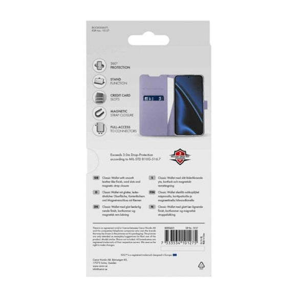 Samsung Galaxy A57 X2O Classic Wallet Flip Cover - Lilla