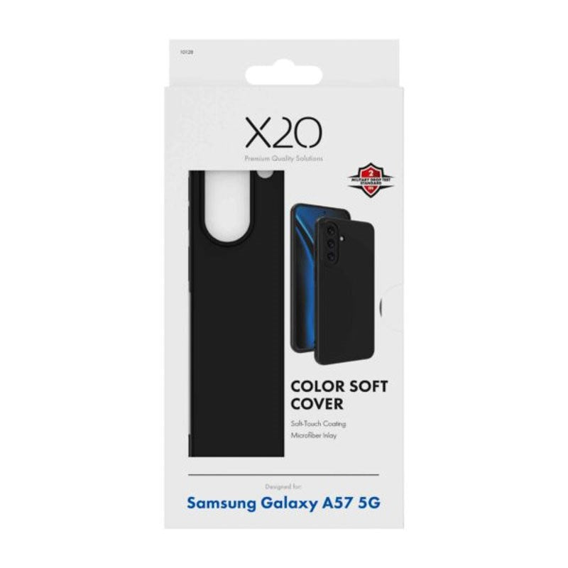Samsung Galaxy A57 X2O Color Soft Cover - Sort