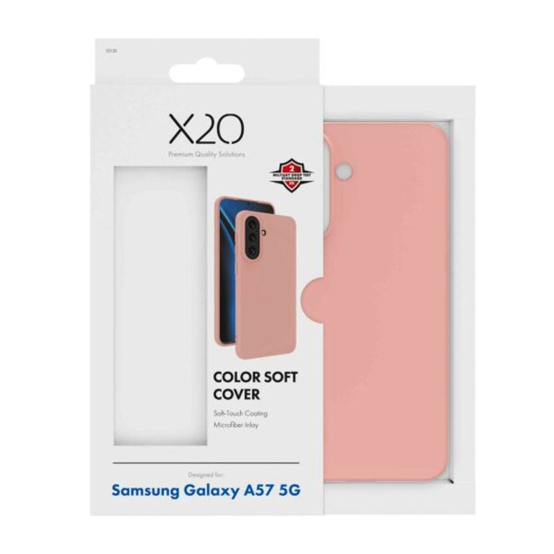 Samsung Galaxy A57 X2O Color Soft Cover - Lyserød