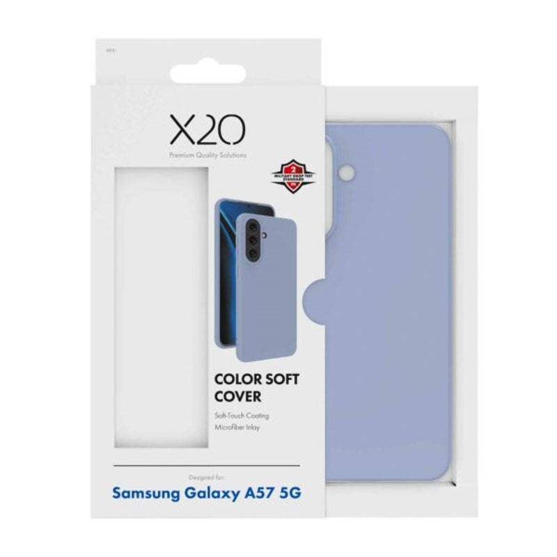 Samsung Galaxy A57 X2O Color Soft Cover - Lilla
