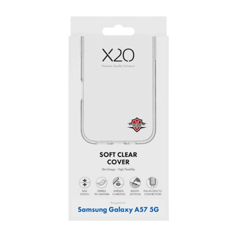Samsung Galaxy A57 X2O Clear Soft Cover - Gennemsigtig