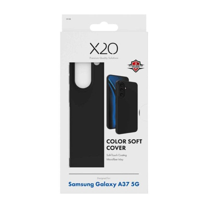 Samsung Galaxy A37 X2O Color Soft Cover - Sort