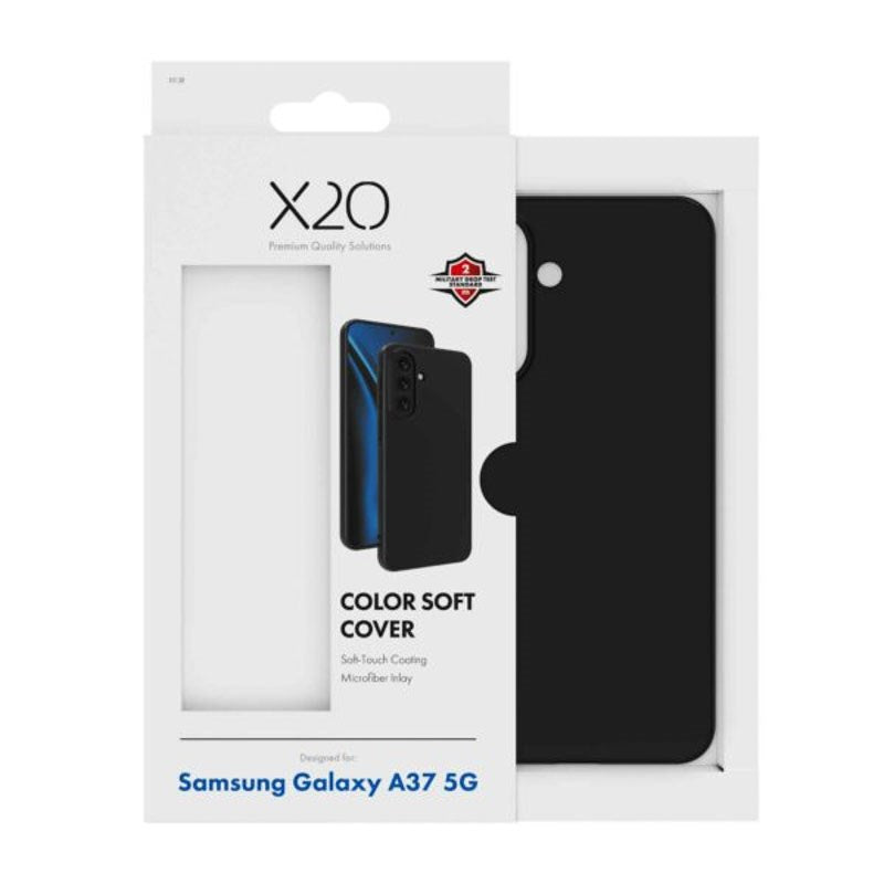 Samsung Galaxy A37 X2O Color Soft Cover - Sort