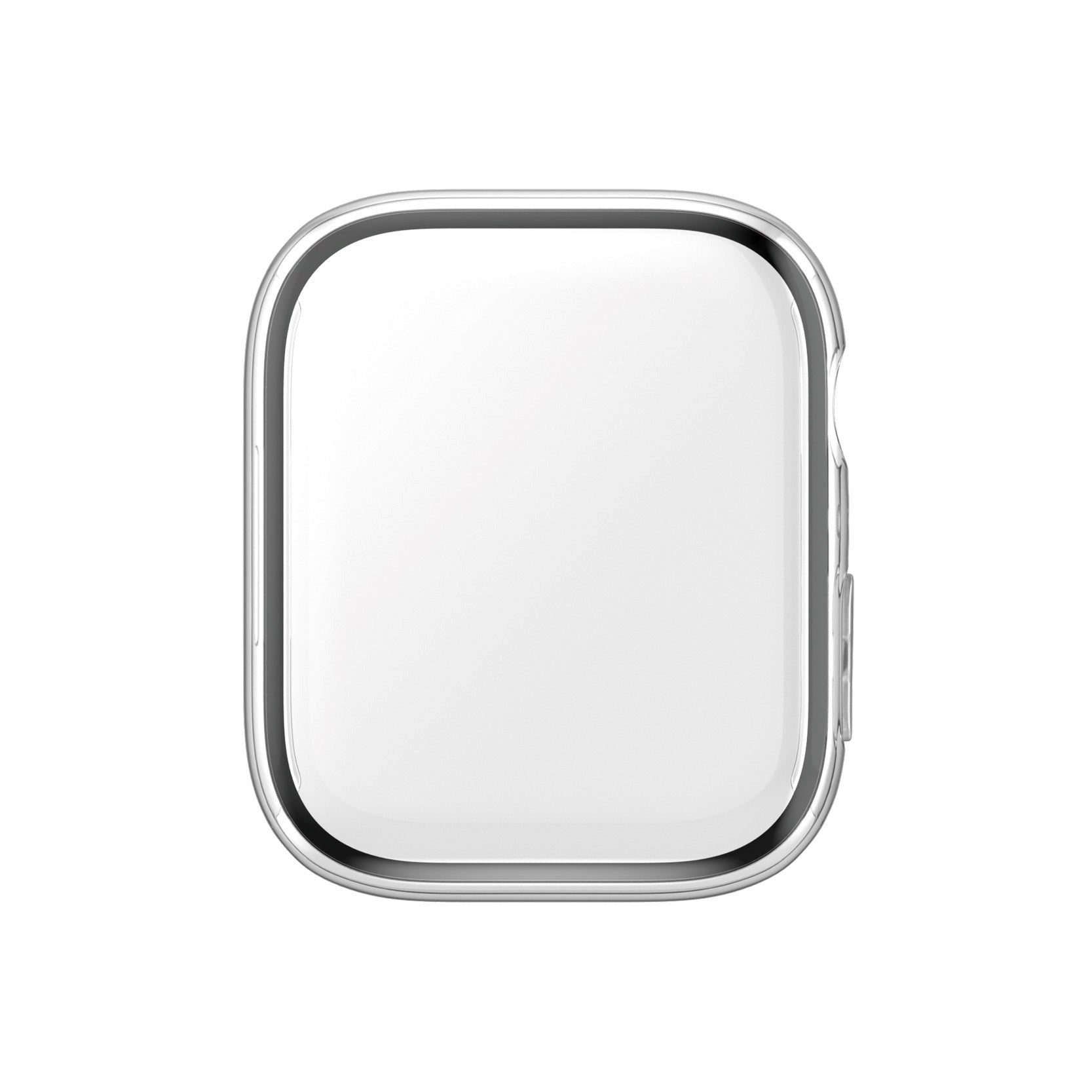 PanzerGlass Apple Watch 9/8/7 (45mm) Full Body D3O Bio Protection Cover + Indbygget Skærmbeskyttelse - Gennemsigtigt m. Sort Kant