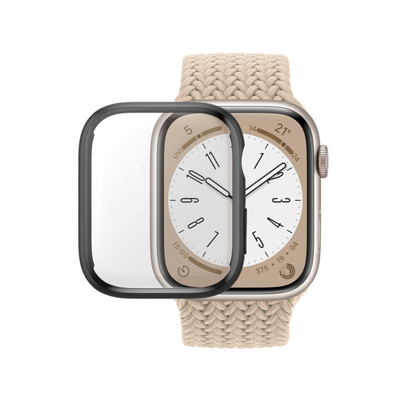 PanzerGlass Apple Watch 9/8/7 (45mm) Full Body D3O Bio Protection Cover + Indbygget Skærmbeskyttelse - Sort