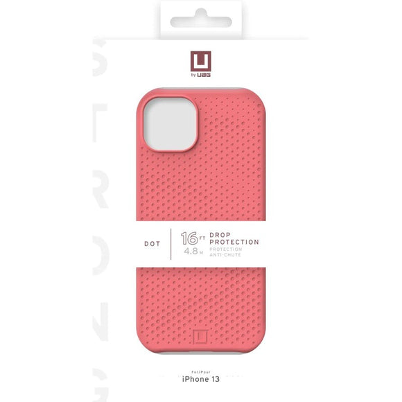 iPhone 13 UAG [U] Dot Series Silikone Håndværker Cover - Clay