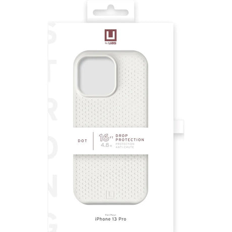 iPhone 13 Pro UAG [U] Dot Series Silikone Håndværker Cover - Marshmallow