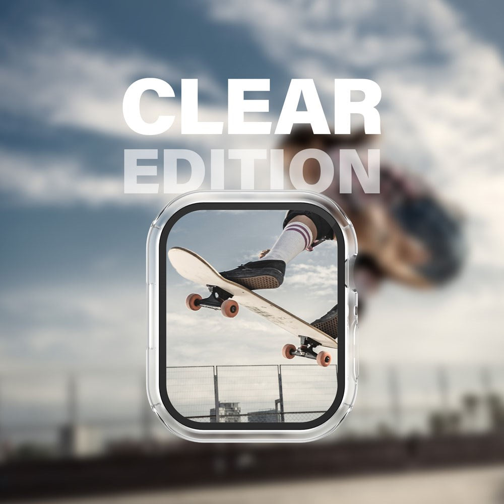 PanzerGlass Apple Watch 11 / 10 (42mm) Snappie Full Body Slim Cover m. Indbygget Skærmbeskyttelse - Transparent