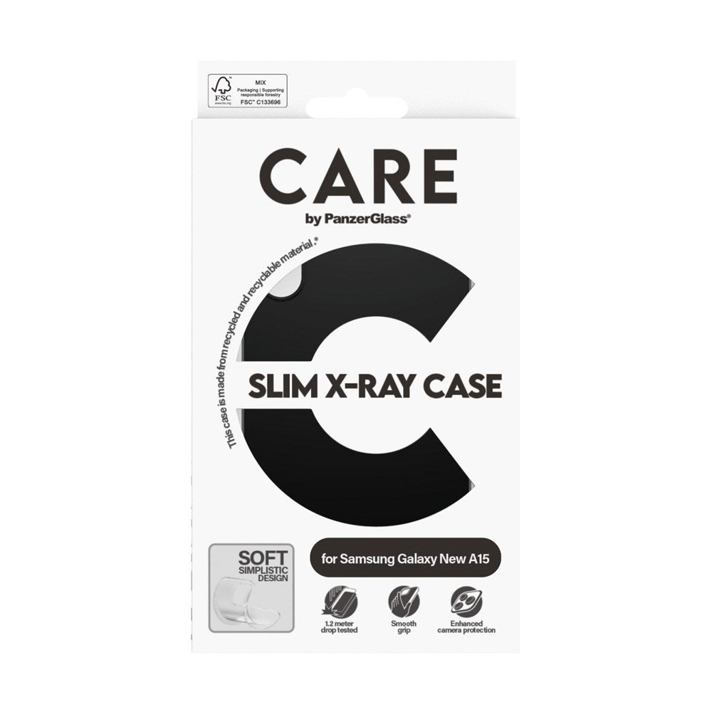 CARE by PanzerGlass Samsung Galaxy A16 FASHION X-Ray Soft Basic Case - Sort