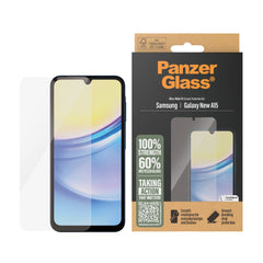 Samsung Galaxy A16 PanzerGlass Ultra Wide Fit Skærmbeskyttelse - Platinum Strength - Gennemsigtig