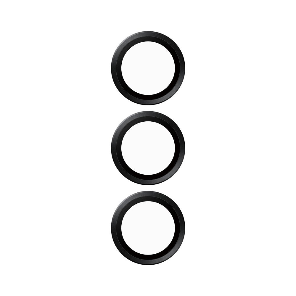 Samsung Galaxy A16 PanzerGlass Hoops - Kamerabeskyttelse - Gennemsigtig / Sort