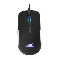 Baracuda NAUTILUS Gaming Mus - 7D / 12800 DPI - Sort