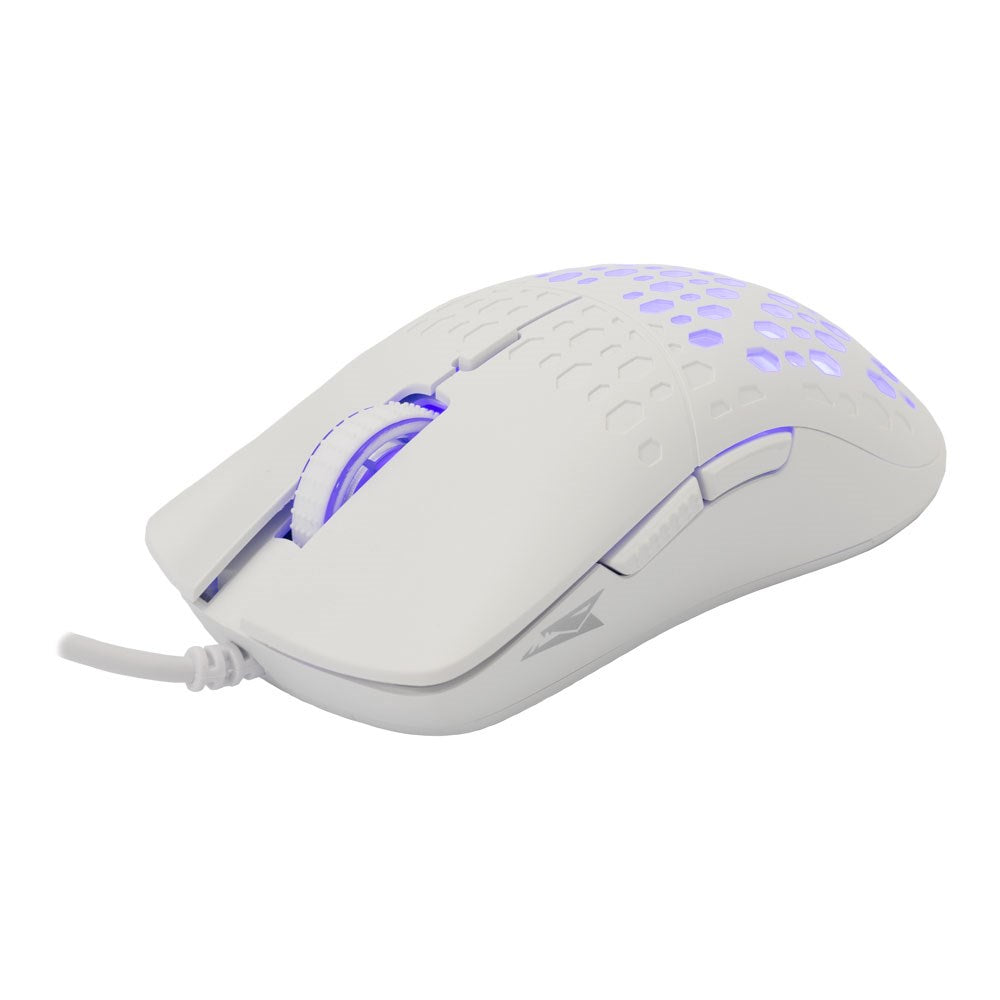 Baracuda OCTOPUS Gaming Mus - 6D / 3600 DPI - Hvid