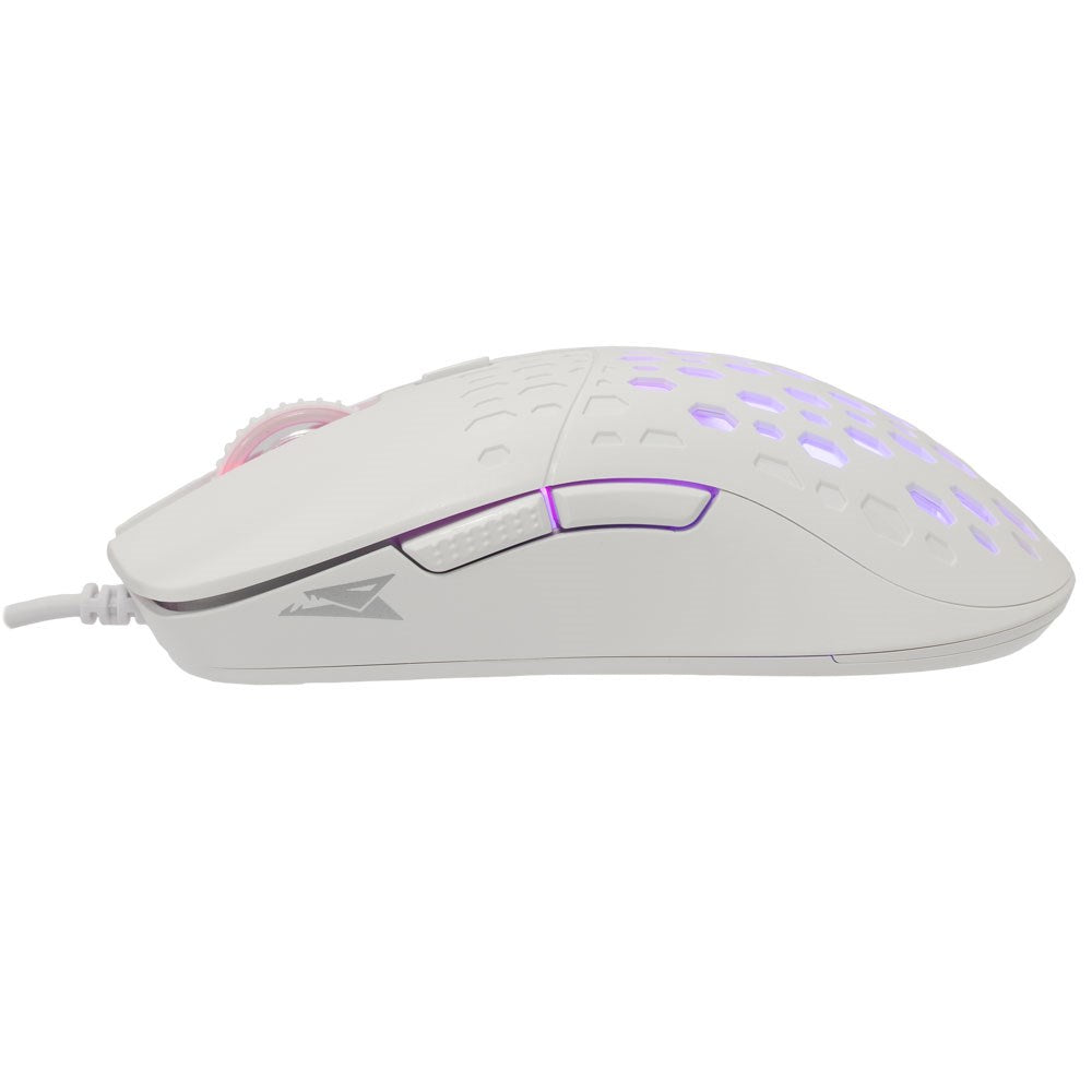 Baracuda OCTOPUS Gaming Mus - 6D / 3600 DPI - Hvid