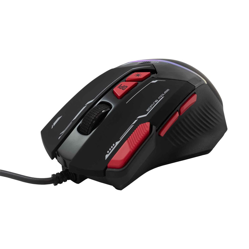 Baracuda MANTA Gaming Mus - 8D / 12800 DPI - Sort