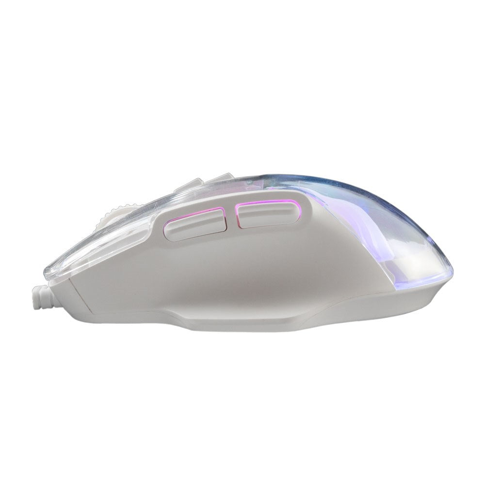 Baracuda ANGLERFISH Gaming Mus - 7D / 7200 DPI - Hvid