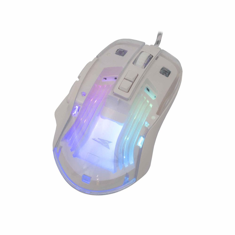 Baracuda ANGLERFISH Gaming Mus - 7D / 7200 DPI - Hvid