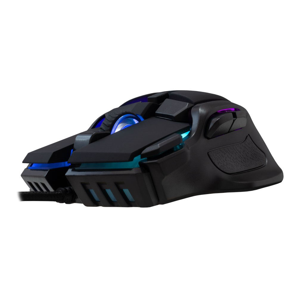 Baracuda PIRANHA Gaming Mus - 7D / 7200 DPI - Sort