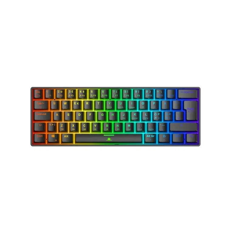 White Shark SHINOBI-2 Mekanisk Gaming Tastatur - Nordisk Layout - Sort